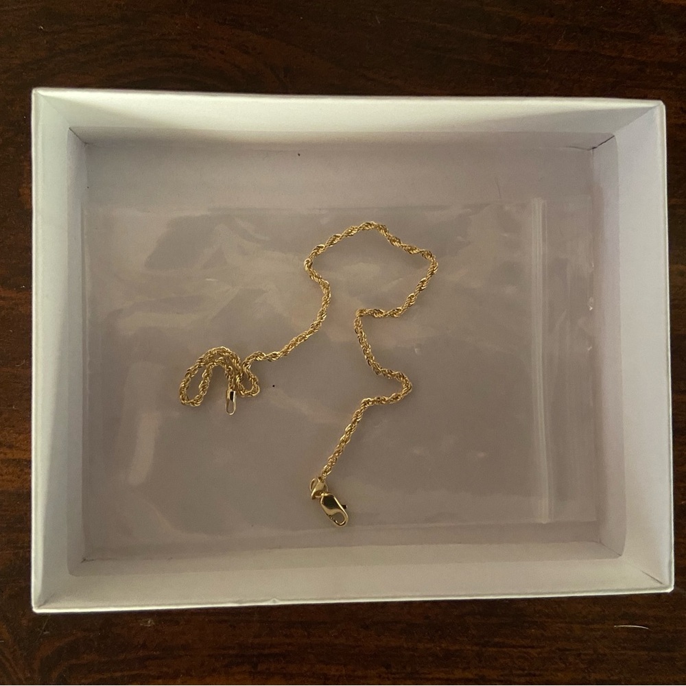 10k Solid Gold Bracelet - image 2